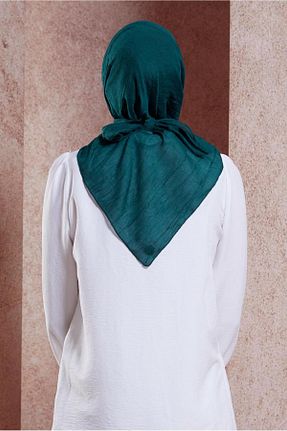 روسری آبی پلی استر Alvina - کد 846937992