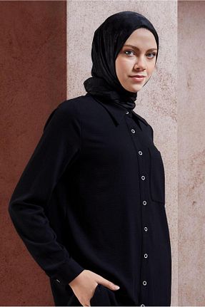 شال مشکی زنانه پلی استر Alvina - کد 855461541