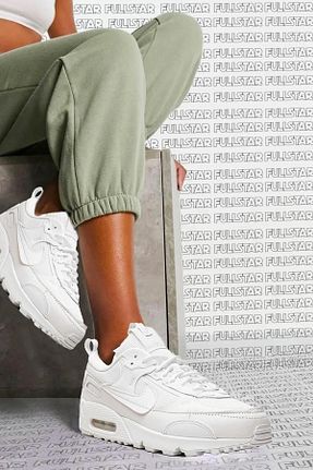 کفش اسنیکر سفید زنانه چرم اصل Nike - کد 805646276