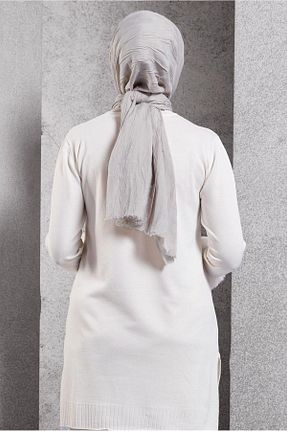 شال بژ زنانه پنبه ای Alvina - کد 872053999