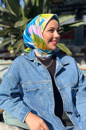 روسری رنگی پلی استر Armine - کد 872071039