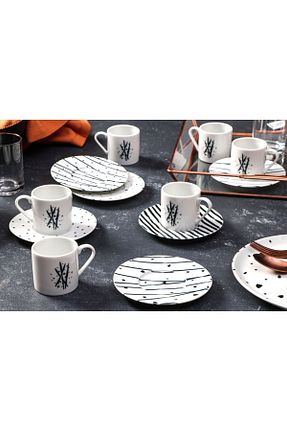 فنجان قهوه رنگی 6 نفره Porland - کد 768064535