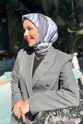روسری رنگی پلی استر Armine - کد 872089785