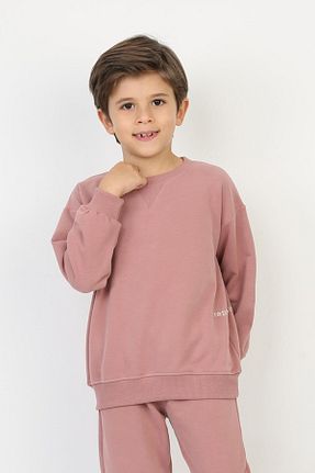 سوئیشرت صورتی بچه گانه چاپی REPLİX - کد 872231336