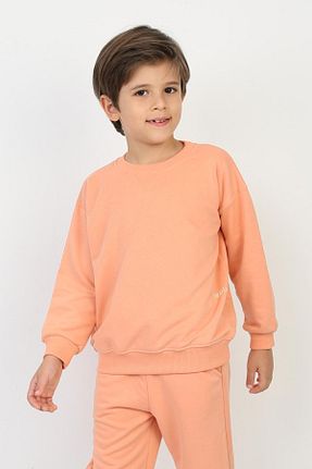 سوئیشرت نارنجی بچه گانه ساده REPLİX - کد 872230982