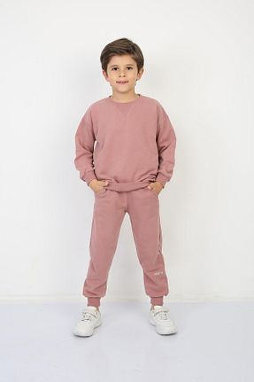 سوئیشرت صورتی بچه گانه چاپی REPLİX - کد 872231336