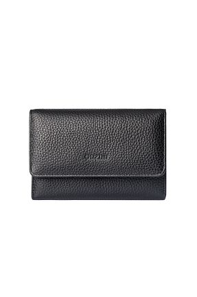 کیف پول مشکی زنانه چرم خالص Guzini - کد 872139433