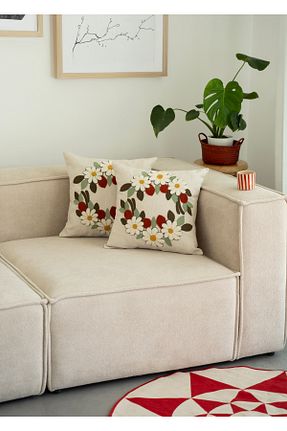 کوسن و روکش کوسن بژ پلی پروپیلن Destiva Home - کد 871655433