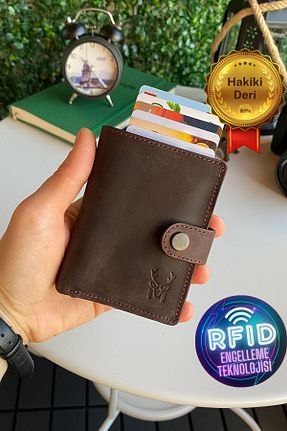 کیف پول قهوه ای مردانه ابعاد کوچک Modica - کد 104409635