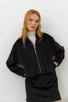 کاپشن مشکی زنانه Relaxed urban focus - کد 869152922
