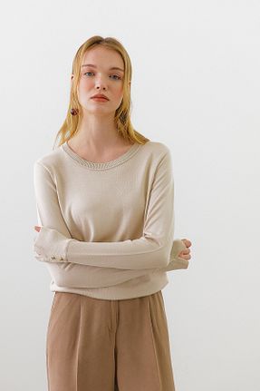 پلیور طوسی زنانه ساده urban focus - کد 859943834