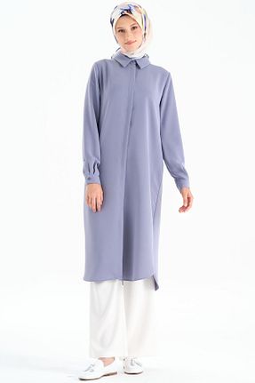 تونیک حجاب بنفش زنانه پلی استر Tuğba - کد 872242229