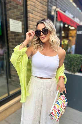 بادی سفید زنانه بند دار Eswomes - کد 872142050