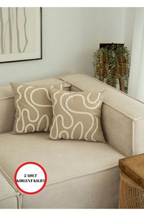 کوسن و روکش کوسن بژ پلی پروپیلن Destiva Home - کد 871652593