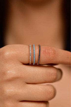 انگشتر نقره صورتی زنانه 925 عیار Roza Silver - کد 872143815