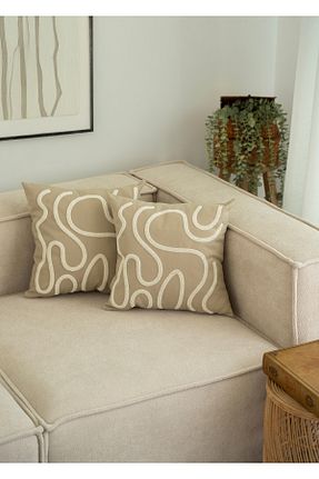 کوسن و روکش کوسن بژ پلی پروپیلن Destiva Home - کد 871652593