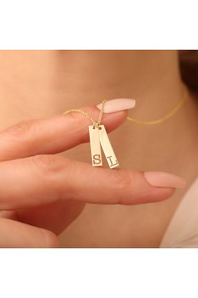 گردنبند نقره زرد زنانه 925 عیار EskiJewelry - کد 816111197