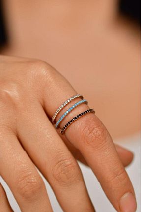 انگشتر نقره صورتی زنانه 925 عیار Roza Silver - کد 872143815