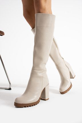چکمه بژ زنانه جیر Gökçe Shoes - کد 872171076