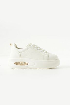 کفش اسنیکر سفید زنانه Halat Gökçe Shoes - کد 872170206