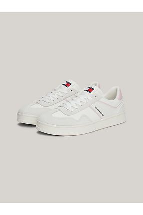 کفش اسنیکر سفید زنانه بند دار Tommy Hilfiger - کد 857051007