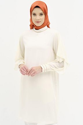 تونیک حجاب نباتی زنانه پلی استر Tuğba - کد 872374001