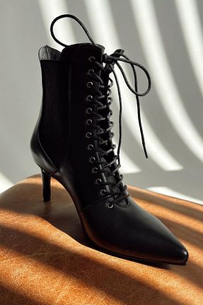 بوت / نیم بوت رنگی زنانه چرم خالص nope21shoess - کد 872190179