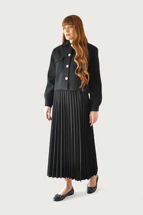 کت حجاب مشکی زنانه Fitted Rukayyel - کد 872201512