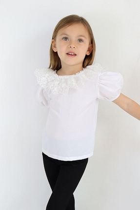 بلوز سفید بچه گانه ساده Parla Kids - کد 726071095
