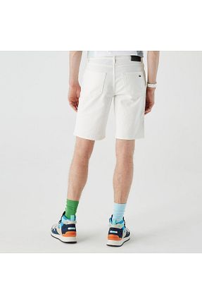 شلوارک و برمودا سفید مردانه اسلیم فیت Lacoste - کد 754405396