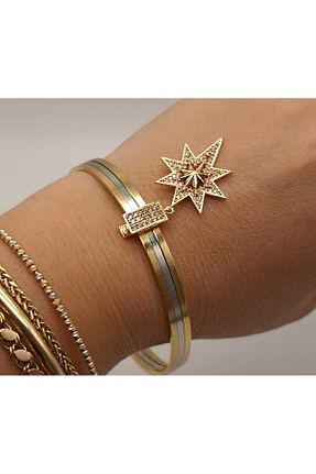 دستبند جواهر زرد زنانه زیرکن TLSMACCESORIES - کد 872224722