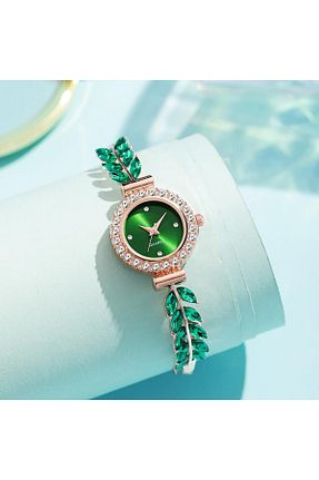 ساعت مچی سبز زنانه 39 میلی متر TAKİŞKO - کد 867368115