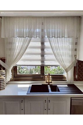 پرده توری نباتی ریل دار RMhome desing - کد 872218601