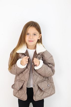 کاپشن قهوه ای بچه گانه رگولار MiaBaby - کد 872384912