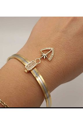 دستبند جواهر زرد زنانه زیرکن TLSMACCESORIES - کد 872231615