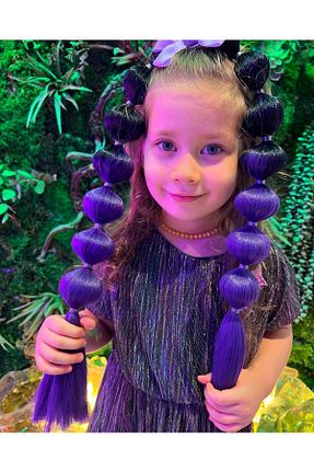 گیره سر بنفش بچه گانه Bubble Hair Shop - کد 872385786
