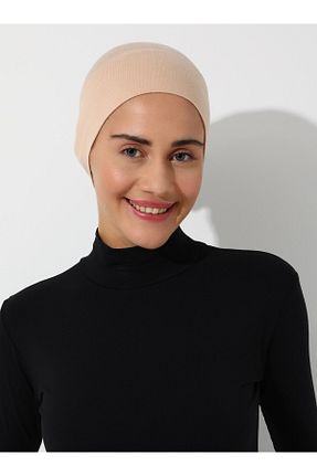 کلاه شنای حجاب بژ زنانه Tuva - کد 872278821