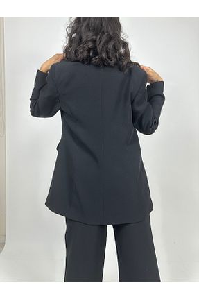 کت بلیزر مشکی زنانه پارچه ALZEN - کد 872276510