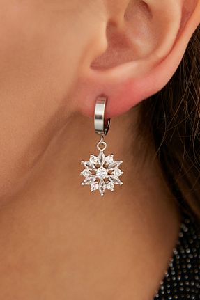 گوشواره استیل (فولاد) زنانه استیل ضد زنگ Lina Tia - کد 752415210