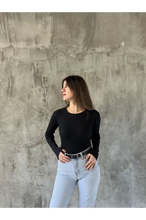 بلوز مشکی زنانه ساده BNK Shop - کد 872274949