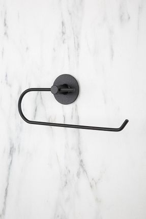 پایه دستمال توالت مشکی فلزی Aktel Banyo - کد 872286935