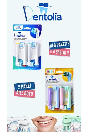 سری یدکی مسواک Dentolia - کد 872102070