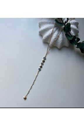گردنبند جواهر طلائی زنانه زیرکن İlayda - کد 872307351