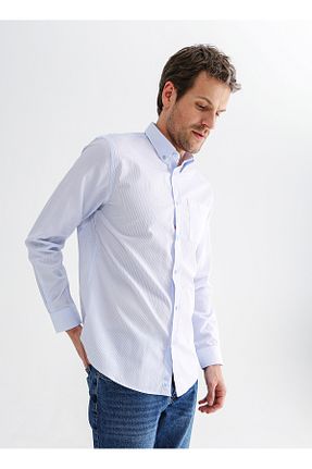 پیراهن آبی مردانه رگولار FABRIKA COMFORT - کد 872353998