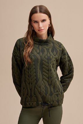تیشرت سبز زنانه پلی استر Naramaxx - کد 872384443