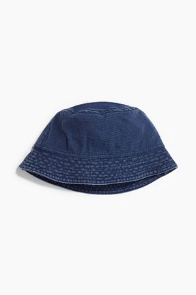 کلاه آبی مردانه پنبه ای H&M - کد 872399887