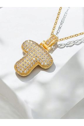 گردنبند جواهر طلائی زنانه زیرکن KANİNCHEN - کد 872404649
