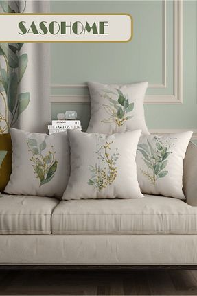 کوسن و روکش کوسن قرمز مخمل SasoHome - کد 164796044