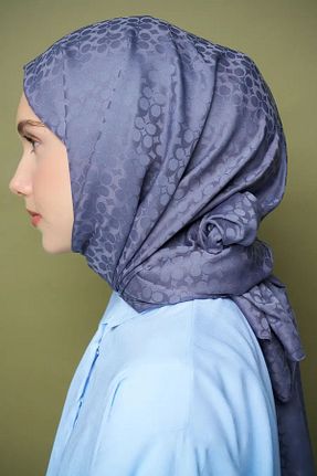 شال طوسی زنانه ابریشم MODA - کد 872405659