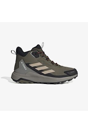 کفش اسنیکر خاکی مردانه بند دار adidas - کد 869295114
